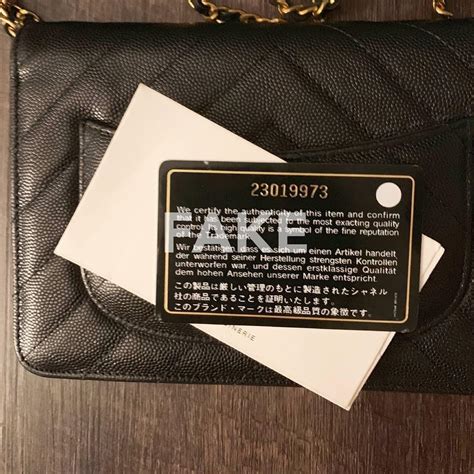 chanel bag authentication number